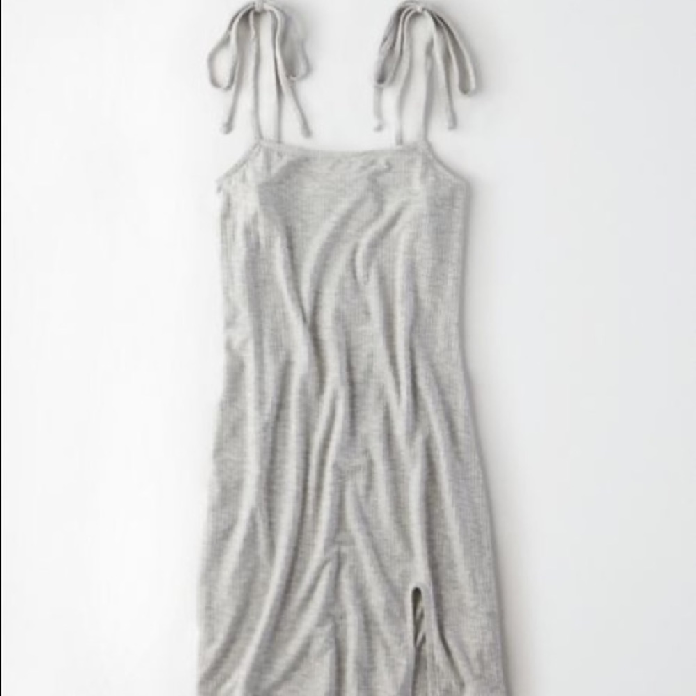 AE Studio Tie Strap Mini Dress